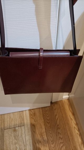 Borsa classica bordeaux in ecopelle