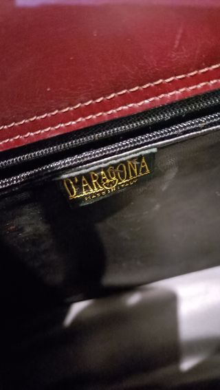 Borsa classica bordeaux in ecopelle