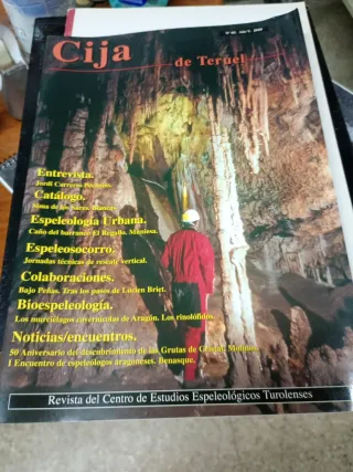 Revista Cija de Teruel - espeleologia