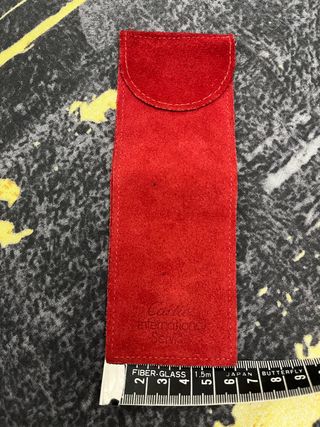 Bolsita Cartier Piel Roja