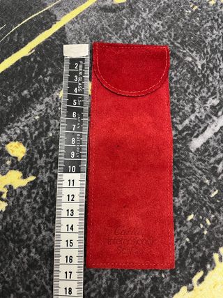 Bolsita Cartier Piel Roja