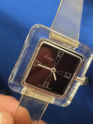 Orologio Acrilico Space Age Anni '70