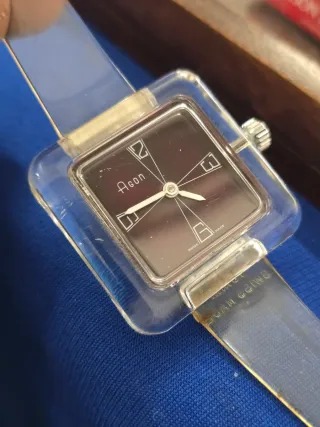 Orologio Acrilico Space Age Anni '70