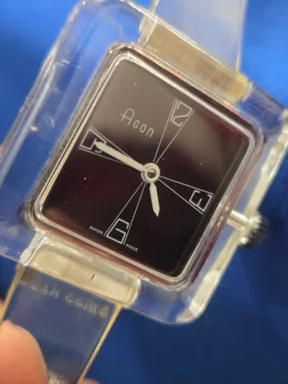 Orologio Acrilico Space Age Anni '70