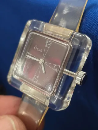 Orologio Acrilico Space Age Anni '70