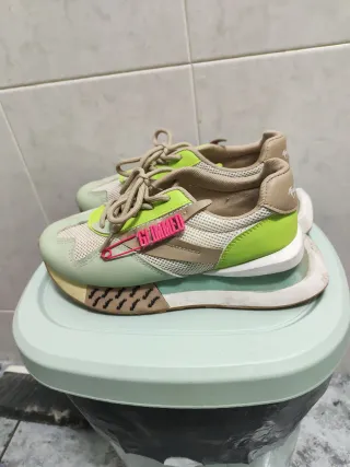 Zapatillas Mujer Beige