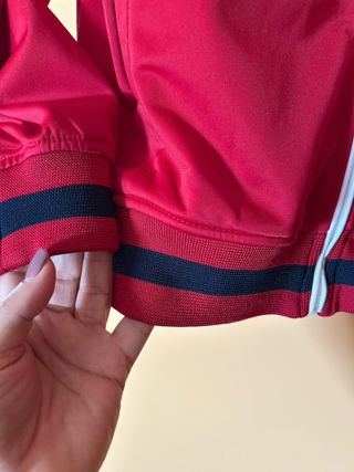 Felpa Fila zip rossa - Taglia 46