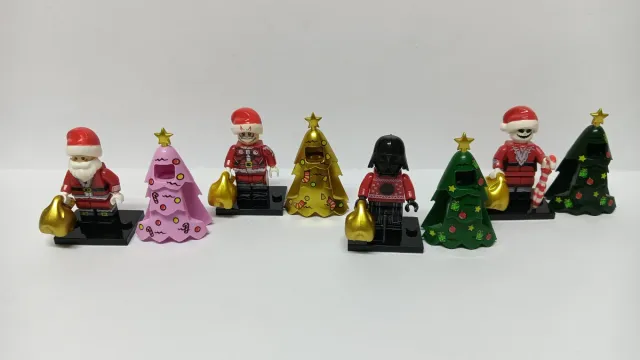 Figure natalizie compatibili con Lego
