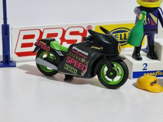 Playmobil 3779 Set Antiguo Piloto Moto Motorista