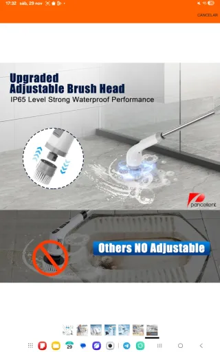 Cepillo Eléctrico Limpieza con Accesorios nuevo pr