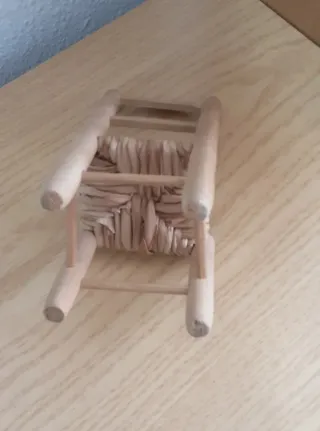 Muebles de madera para jugar