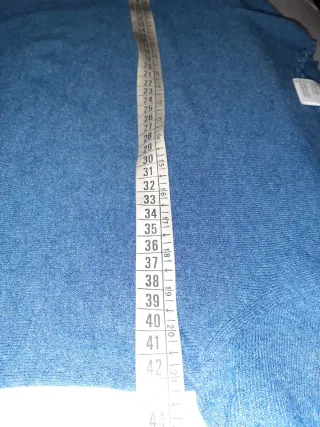 Maglia donna azzurra manica lunga