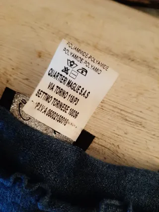 Maglia donna azzurra manica lunga