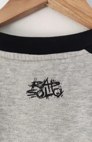 Sudadera Violadores del Verso Gris y Negra