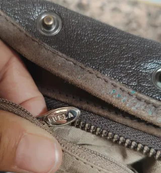 Bolso Furla Piel Marrón Negro Nuevo