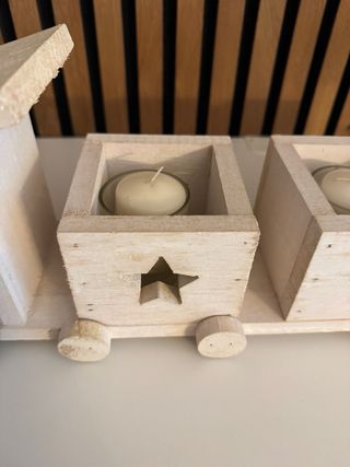 Trenino di Natale in legno