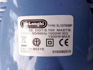 Aspirapolvere De Longhi 1300 W (non funzionante)