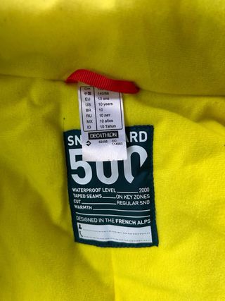 traje de esquí junior Wedze 10/12 años