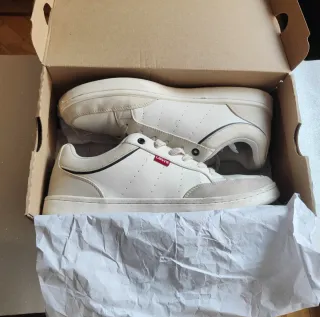 Zapatillas Levi's Beige/Blanco Talla 44