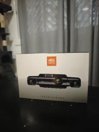 Dashcam 360° 3 Cámaras Delantera y Trasera