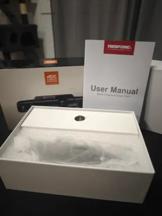 Dashcam 360° 3 Cámaras Delantera y Trasera