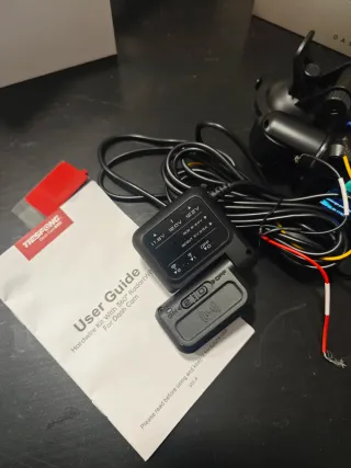 Dashcam 360° 3 Cámaras Delantera y Trasera