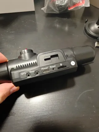 Dashcam 360° 3 Cámaras Delantera y Trasera