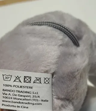 Peluche renna con tasca sul retro