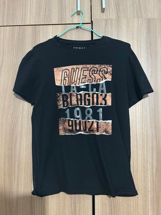 Camiseta Guess Negra Talla S