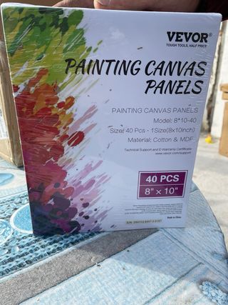 Paneles Lienzo Pintura VEVOR 40 Pzs 8x10