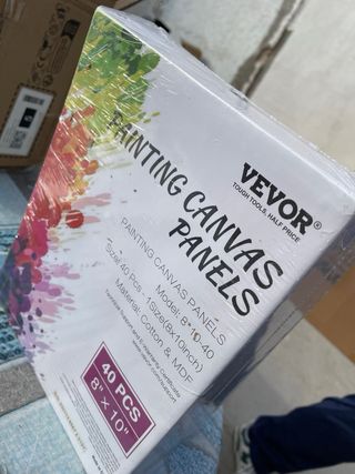 Paneles Lienzo Pintura VEVOR 40 Pzs 8x10