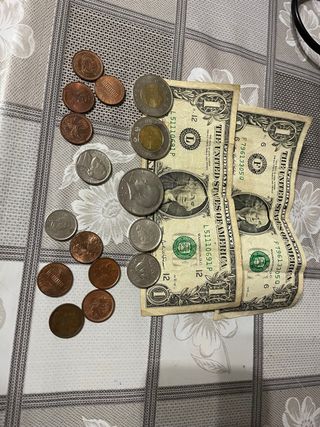 Lotto di Banconote e Monete in Dollari USA