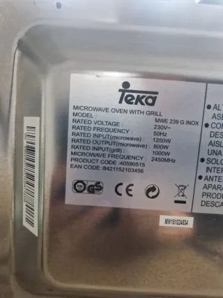 Microondas Teka