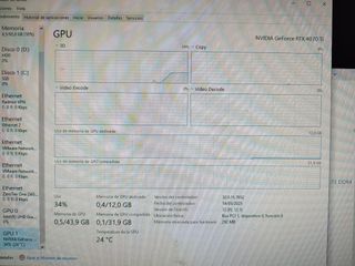 RTX 4070 TI 12GB HP (Muy Poco Uso) Tarjeta Grafica