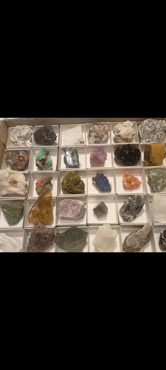 Coleção de 30 Minerais