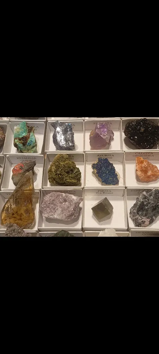 Coleção de 30 Minerais