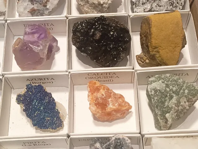 Coleção de 30 Minerais