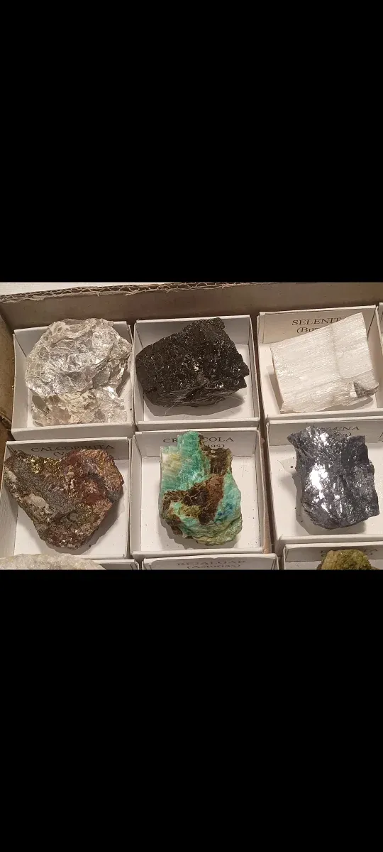 Coleção de 30 Minerais