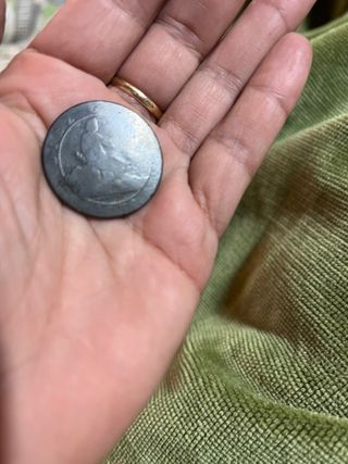 Moneda antigua, la perra gorda de 1870