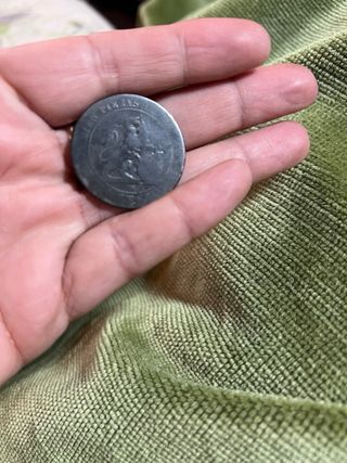 Moneda antigua, la perra gorda de 1870