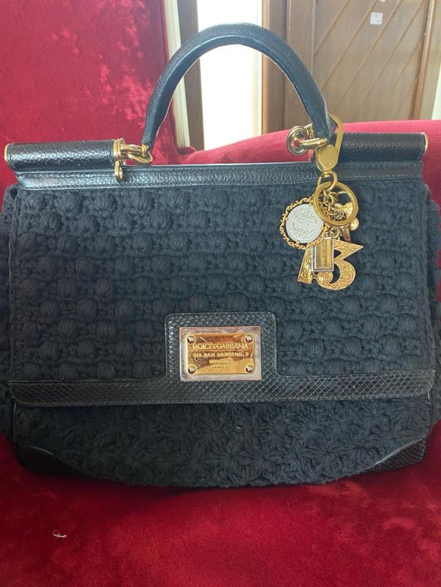 Bolso Sicily Dolce & Gabbana Negro