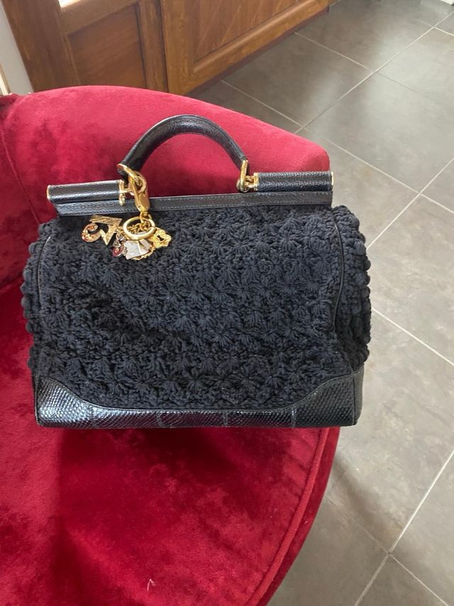 Bolso Sicily Dolce & Gabbana Negro