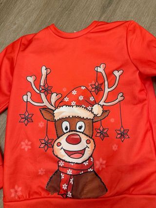 Sudadera navideña reno