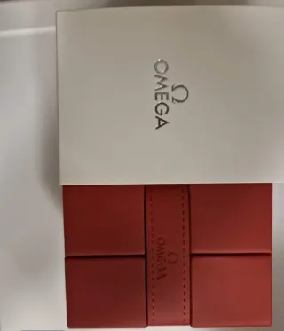 Scatola Custodia Originale Omega Rossa