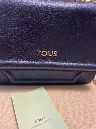 Bolso bandolera Tous Obraian en color azul noche