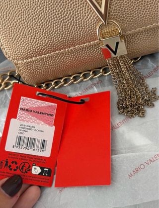 Bolso Clutch Mario Valentino Dorado