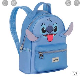 Mochila Disney Stitch Polipiel Azul