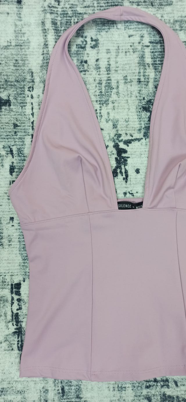 Top Rosa Halter Urban Classics Talla Única