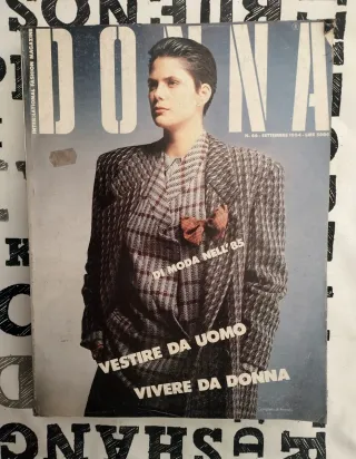 Revista antigua Donna Italia alta costura+de600pág