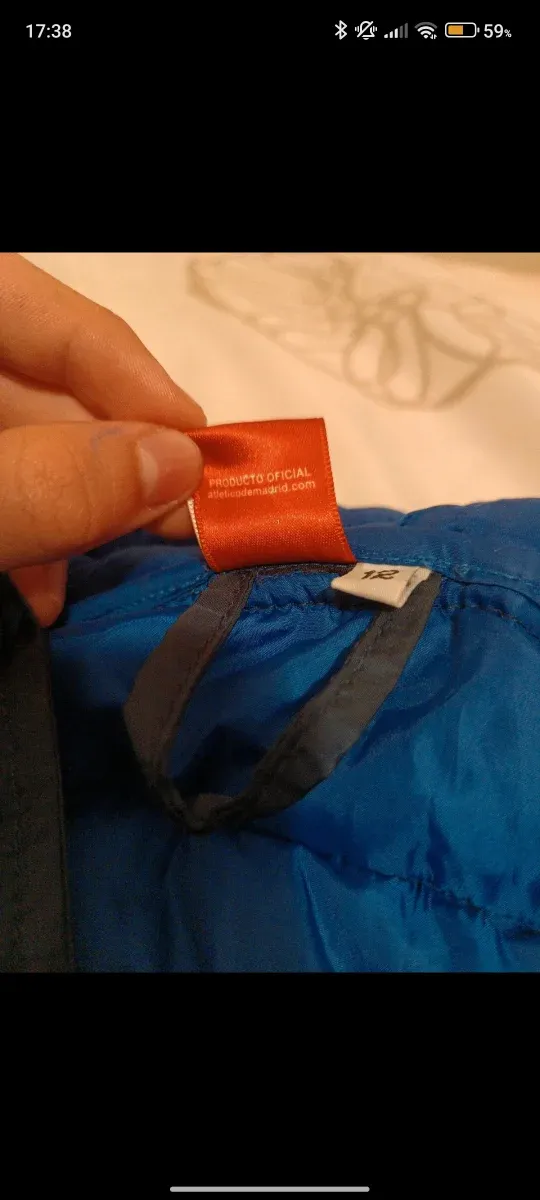 Chaleco oficial Atlético de Madrid azul